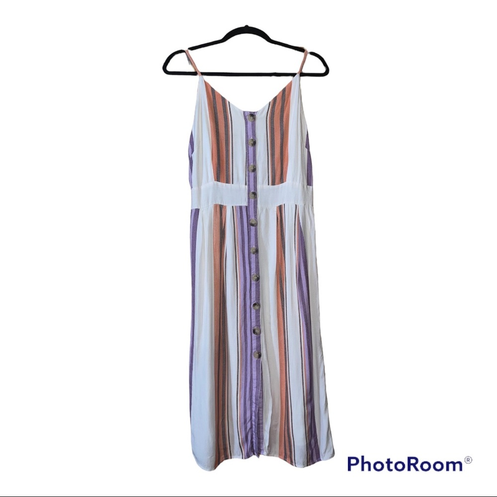 Daytrip Striped Button Down Dress